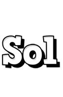 Sol snowing logo