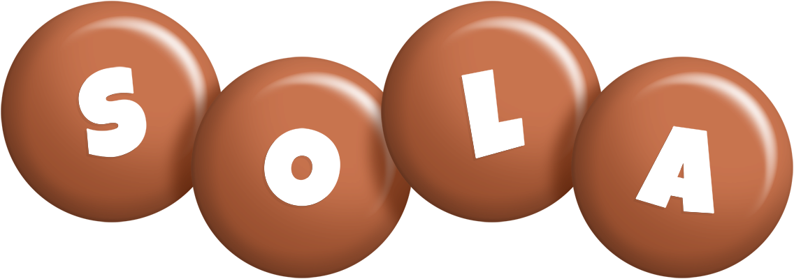 Sola candy-brown logo