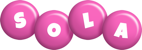 Sola candy-pink logo