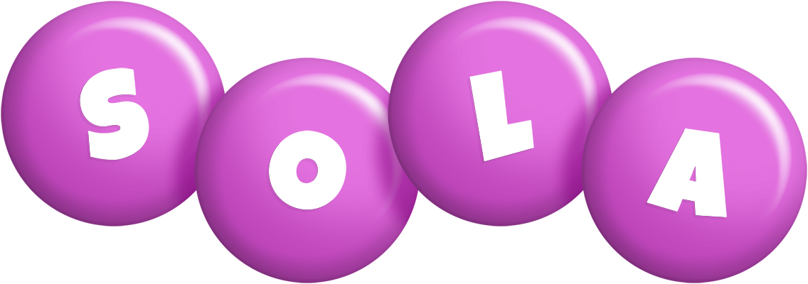 Sola candy-purple logo