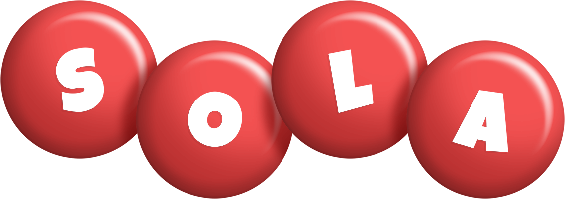 Sola candy-red logo