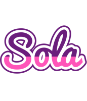 Sola cheerful logo