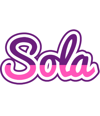 Sola cheerful logo