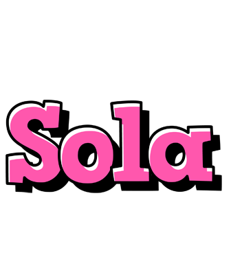 Sola girlish logo