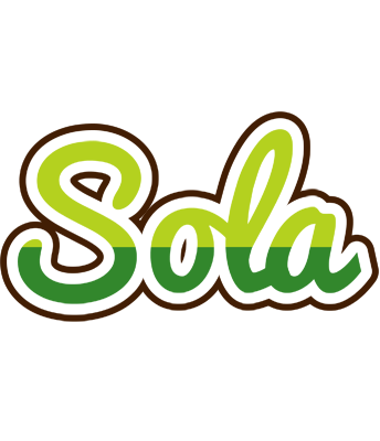 Sola golfing logo