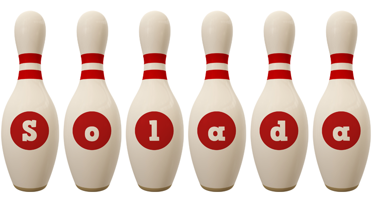Solada bowling-pin logo