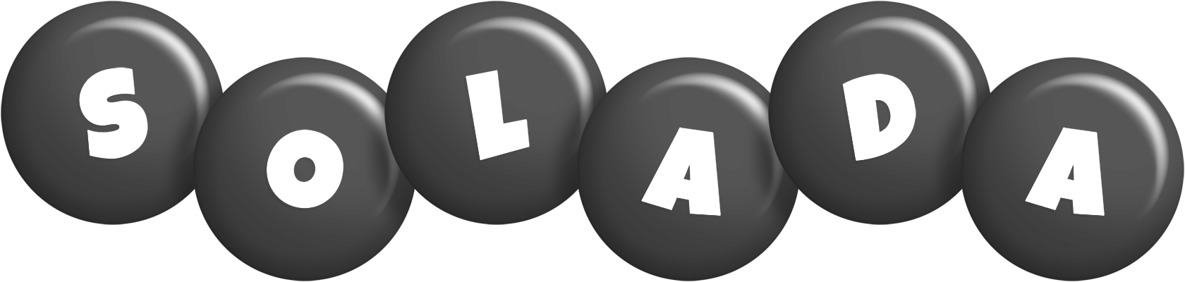 Solada candy-black logo