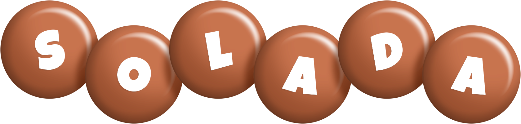 Solada candy-brown logo