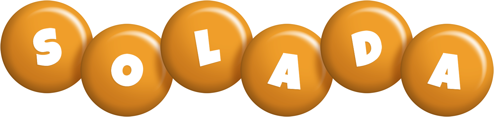 Solada candy-orange logo