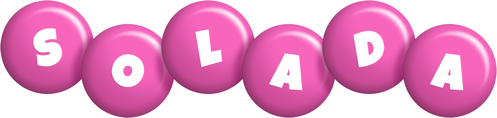 Solada candy-pink logo