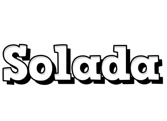 Solada snowing logo