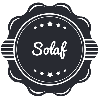 Solaf badge logo