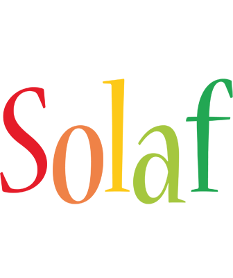 Solaf birthday logo