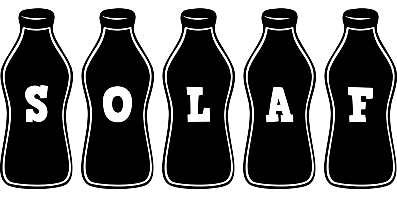 Solaf bottle logo