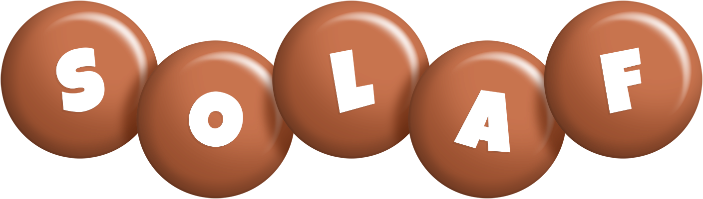 Solaf candy-brown logo