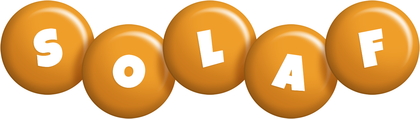 Solaf candy-orange logo