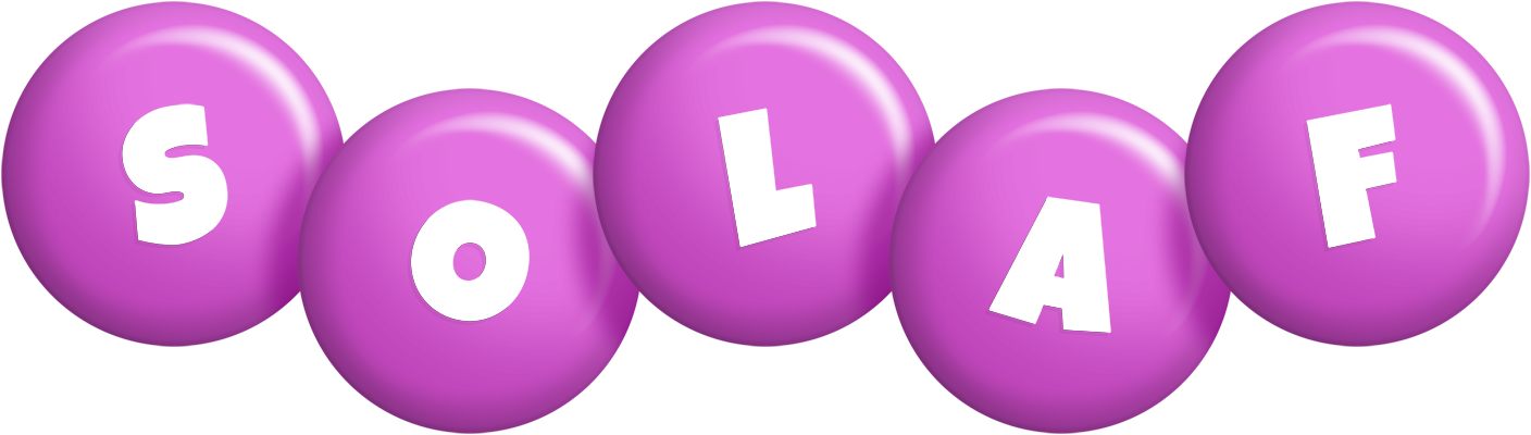 Solaf candy-purple logo