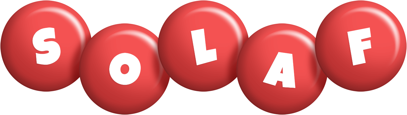 Solaf candy-red logo