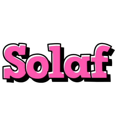 Solaf girlish logo