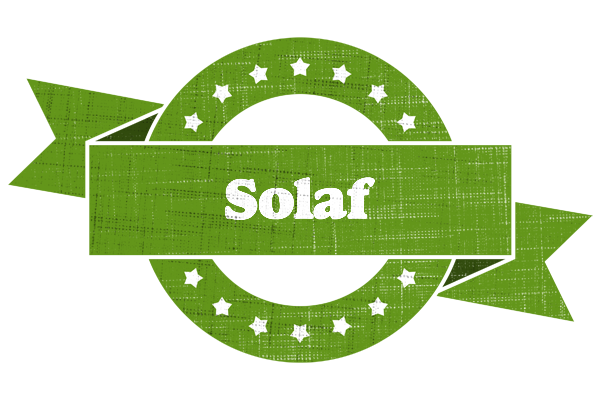 Solaf natural logo