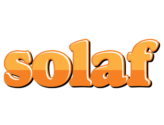 Solaf orange logo
