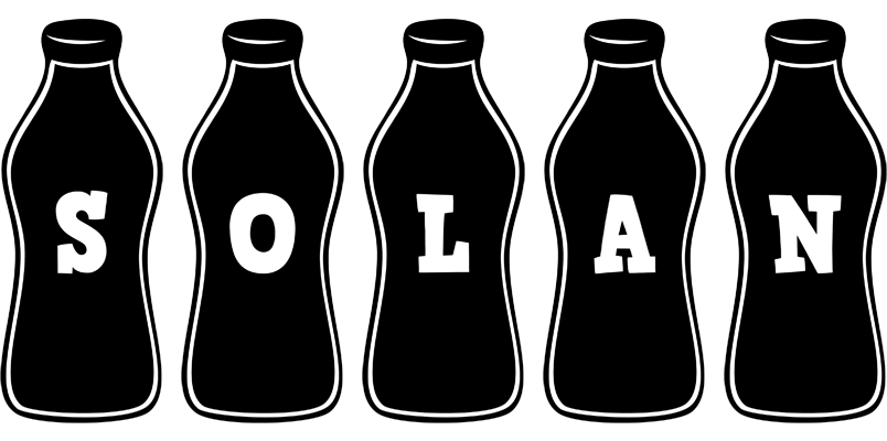 Solan bottle logo
