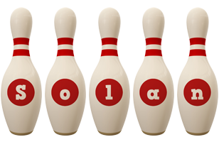 Solan bowling-pin logo