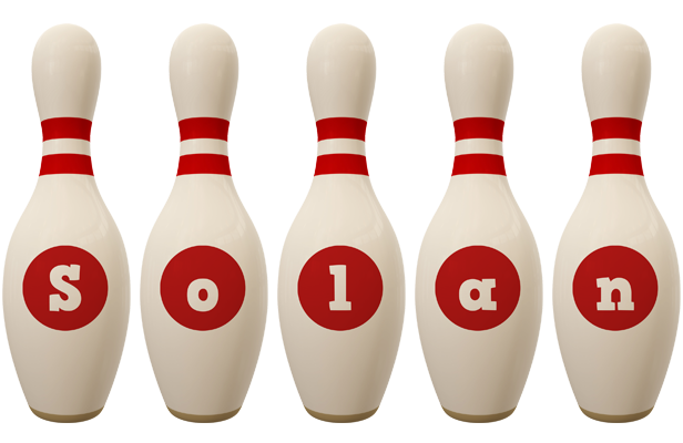 Solan bowling-pin logo