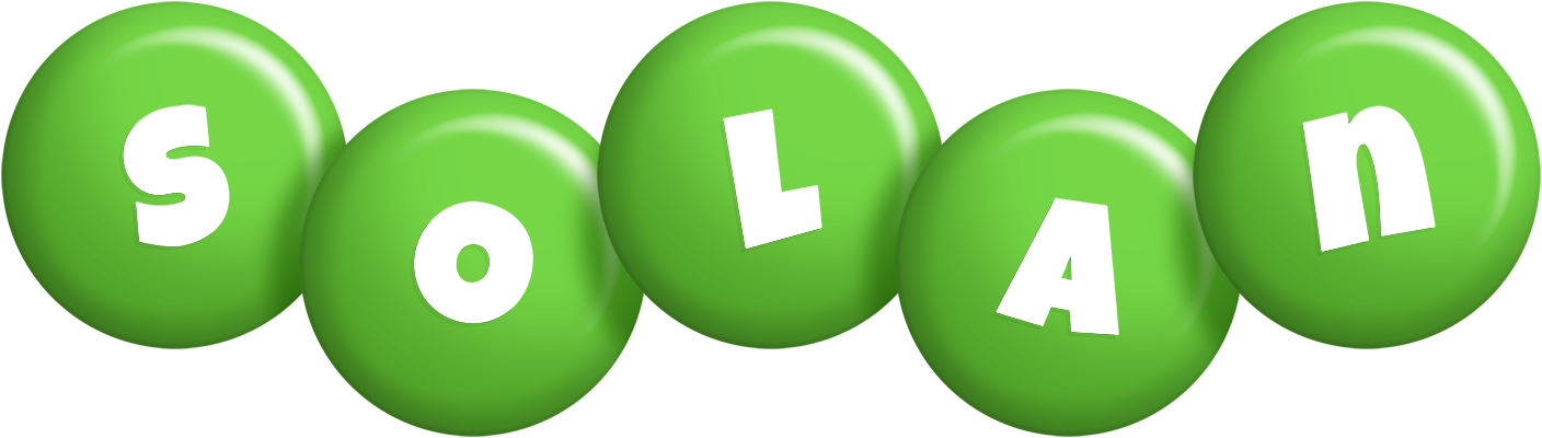 Solan candy-green logo