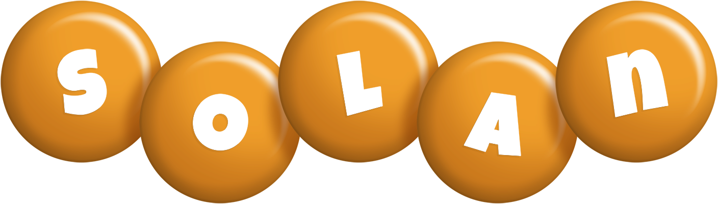 Solan candy-orange logo