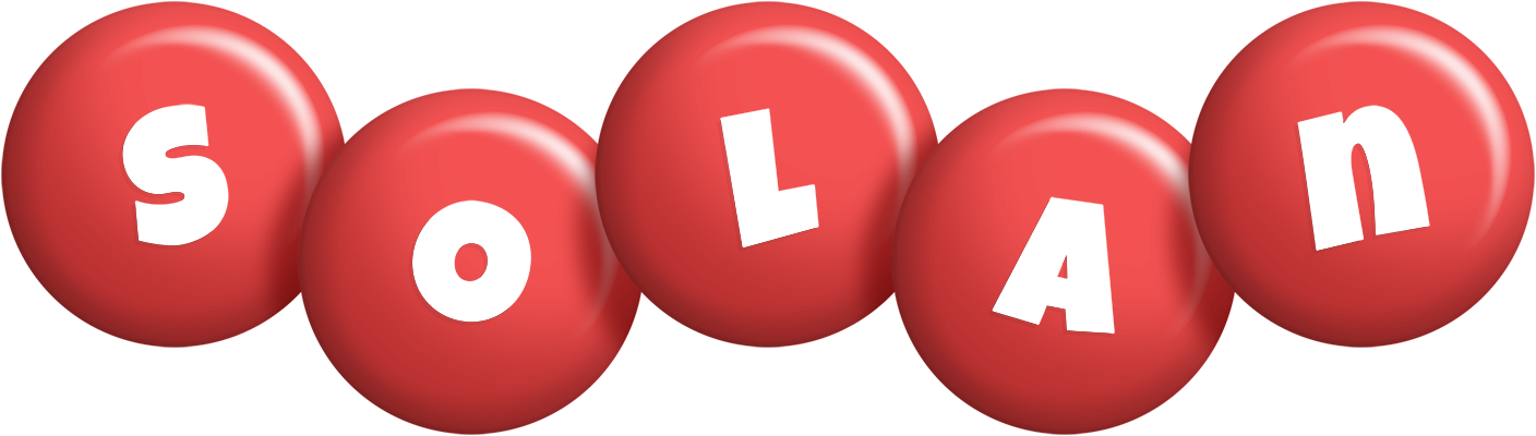 Solan candy-red logo