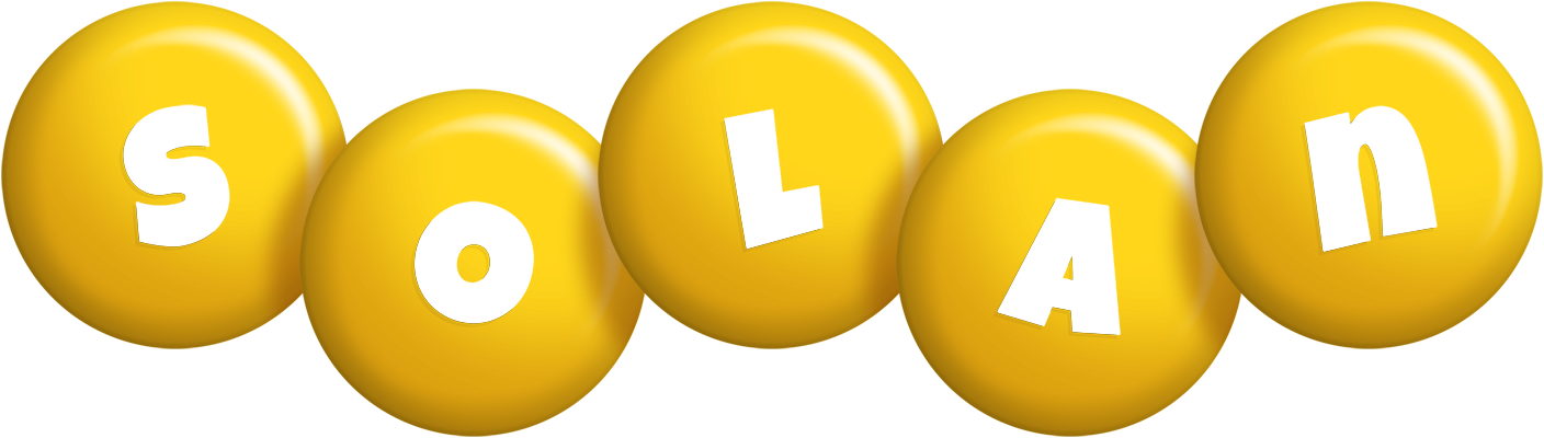 Solan candy-yellow logo