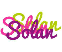 Solan flowers logo