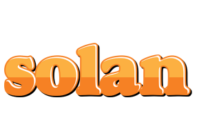 Solan orange logo