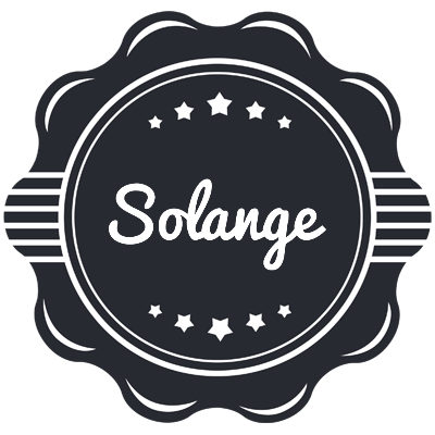 Solange badge logo
