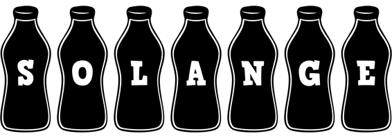 Solange bottle logo
