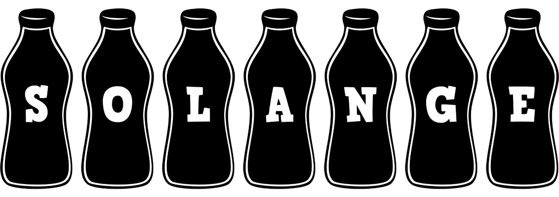 Solange bottle logo