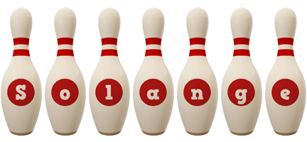 Solange bowling-pin logo