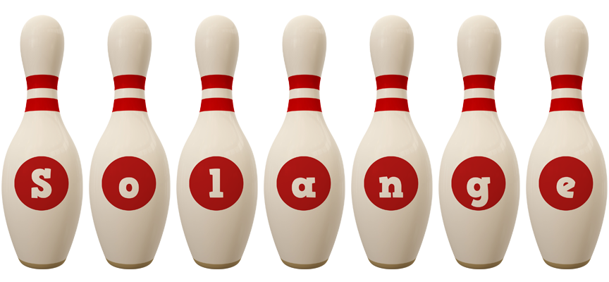 Solange bowling-pin logo