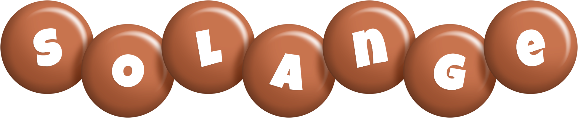 Solange candy-brown logo