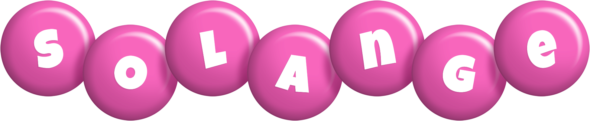 Solange candy-pink logo