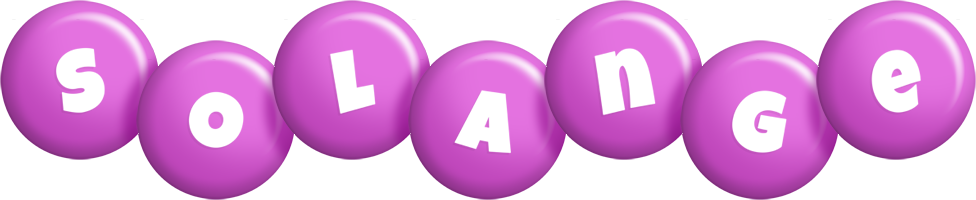 Solange candy-purple logo