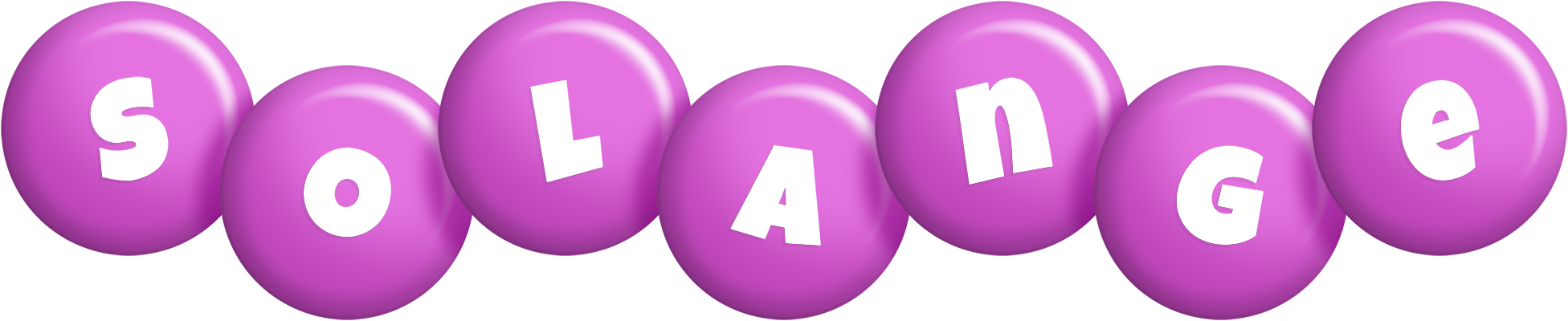 Solange candy-purple logo