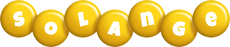 Solange candy-yellow logo