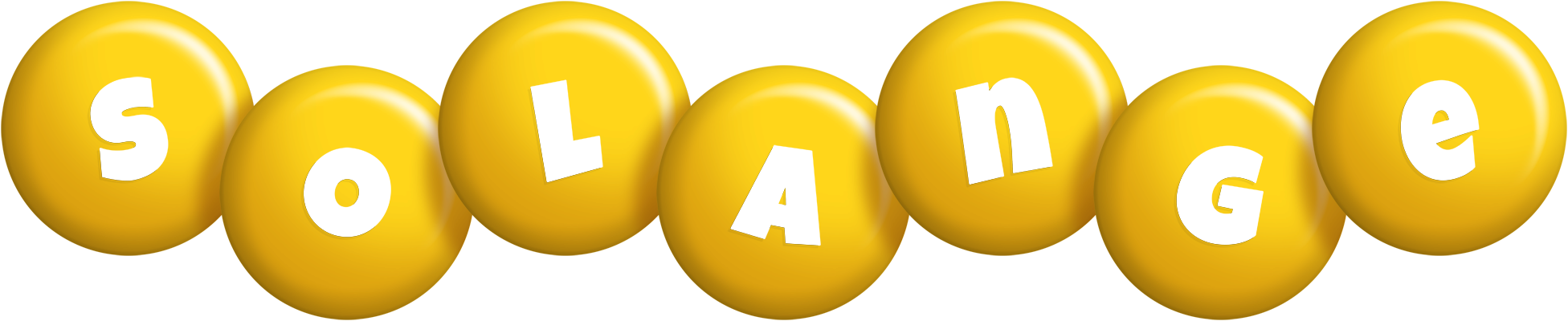 Solange candy-yellow logo