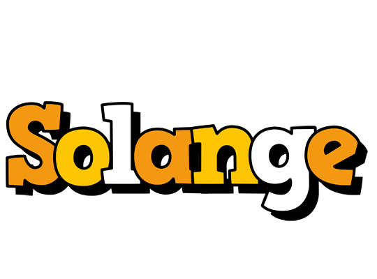 Solange cartoon logo