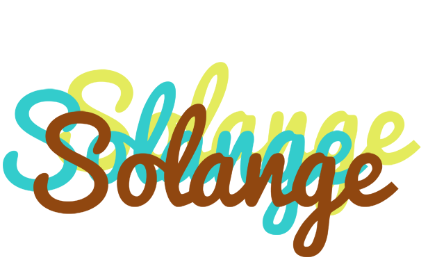 Solange cupcake logo