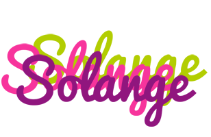 Solange flowers logo