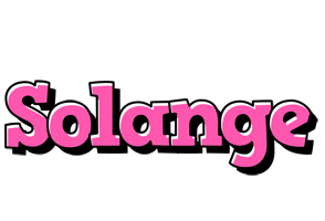 Solange girlish logo