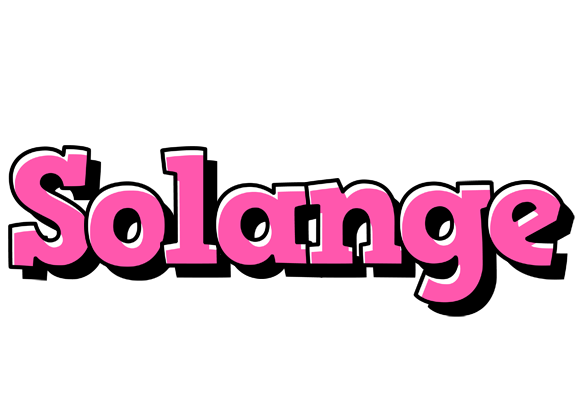 Solange girlish logo